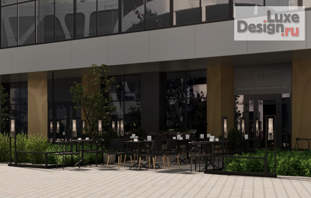 Общественная архитектура "Летняя веранда для ресторана" (фото 7)