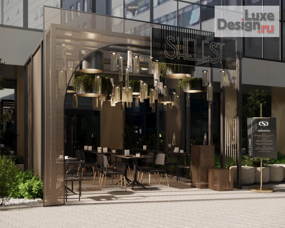 Общественная архитектура "Летняя веранда для ресторана" (фото 8)