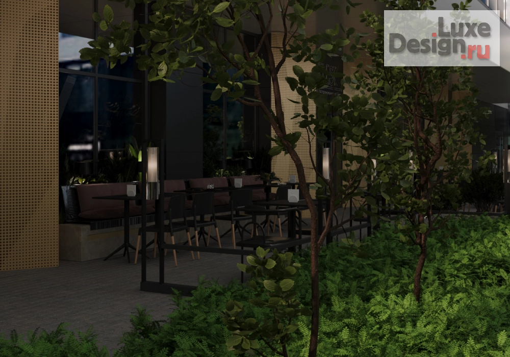 Общественная архитектура "Летняя веранда для ресторана" (фото 9)