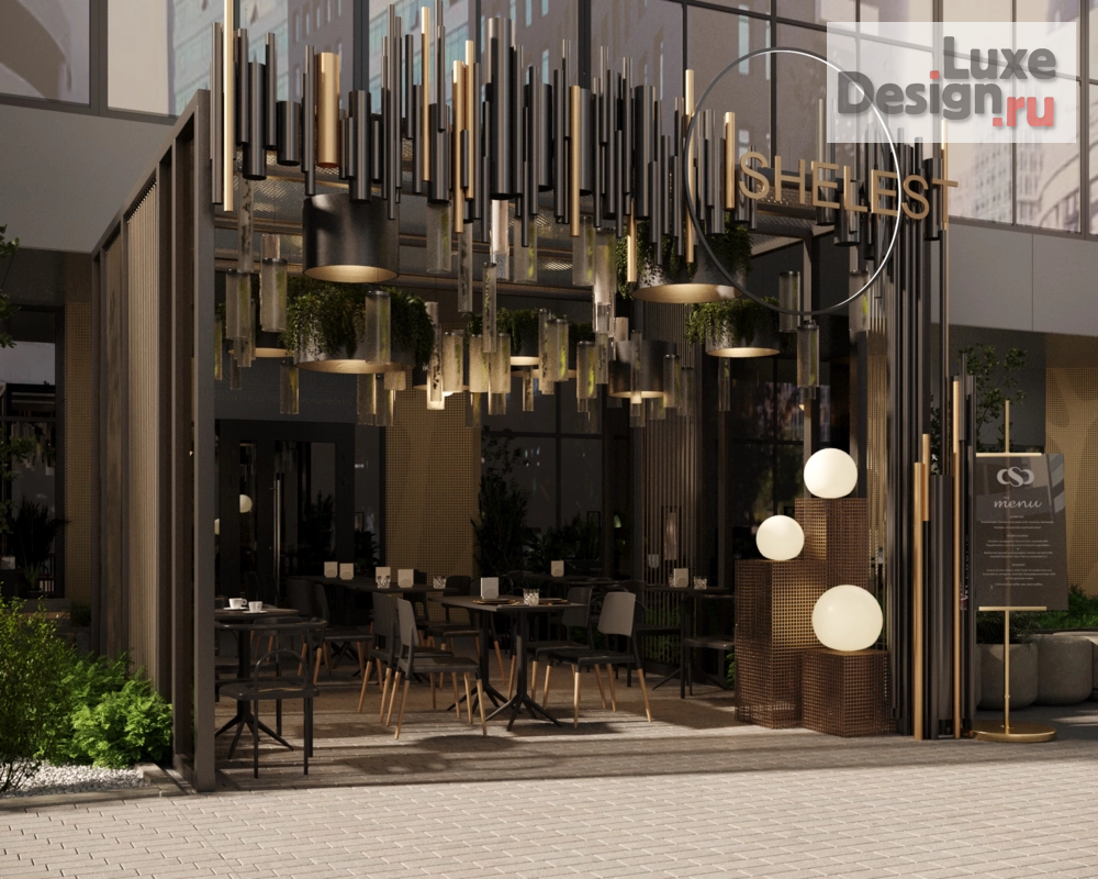 Общественная архитектура "Летняя веранда для ресторана" (фото 1)