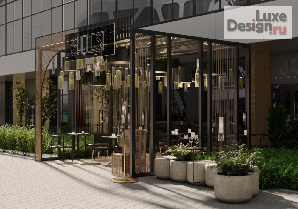 Общественная архитектура "Летняя веранда для ресторана" (фото 2)