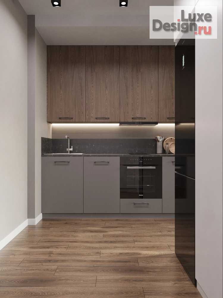 Дизайн интерьера однокомнатной квартиры "Квартира студия под сдачу" (фото 5)