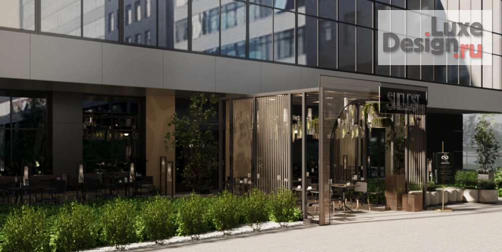 Общественная архитектура "Летняя веранда для ресторана" (фото 3)