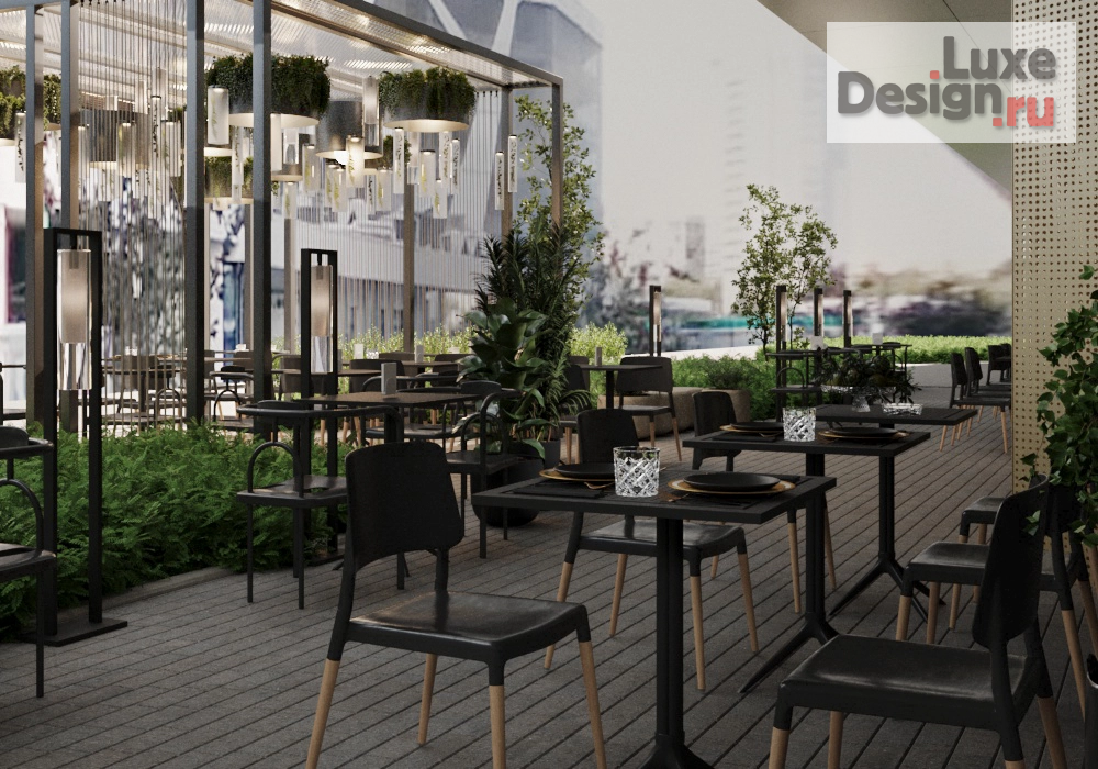 Общественная архитектура "Летняя веранда для ресторана" (фото 5)