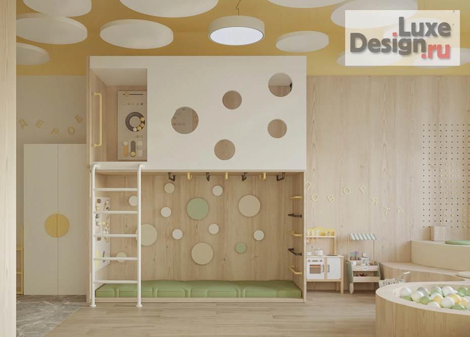 Дизайн интерьера школы "Детский центр" (фото 17)