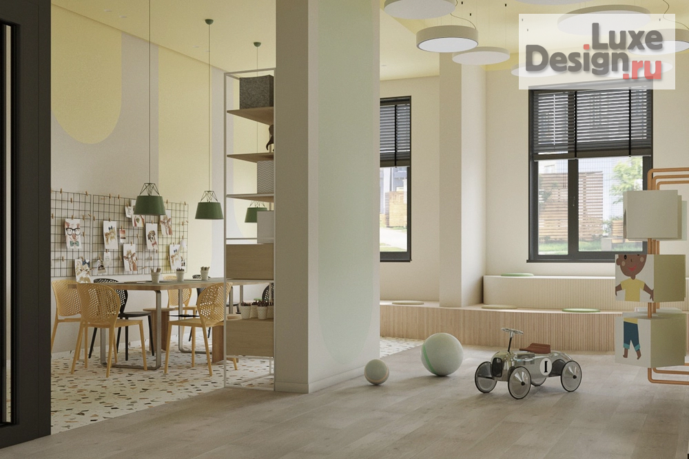 Дизайн интерьера школы "Детский центр" (фото 9)