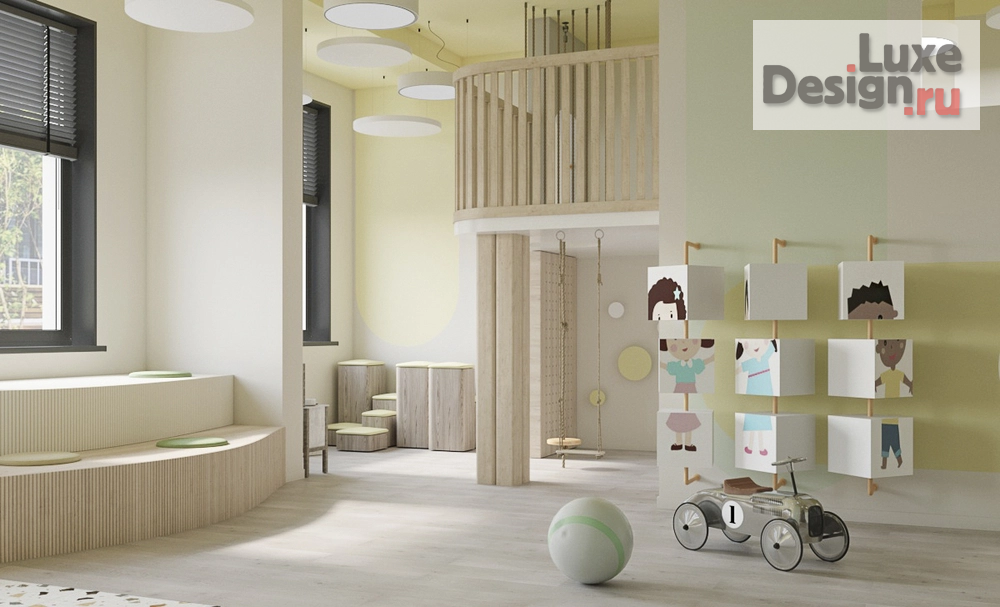 Дизайн интерьера школы "Детский центр" (фото 15)