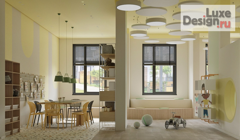 Дизайн интерьера школы "Детский центр" (фото 12)