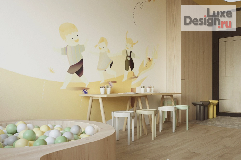 Дизайн интерьера школы "Детский центр" (фото 18)