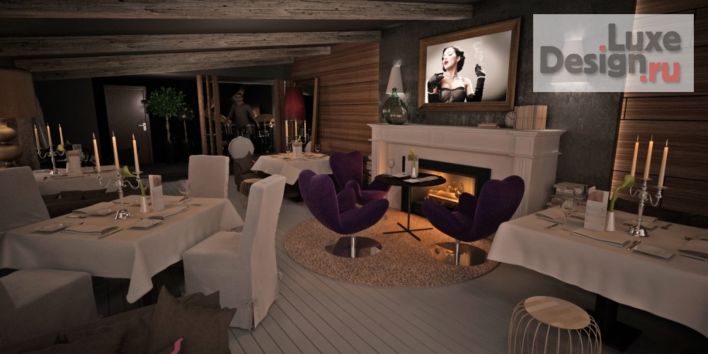 Дизайн интерьера ресторана "Караоке-бар "БАРWИХА"" (фото 4)