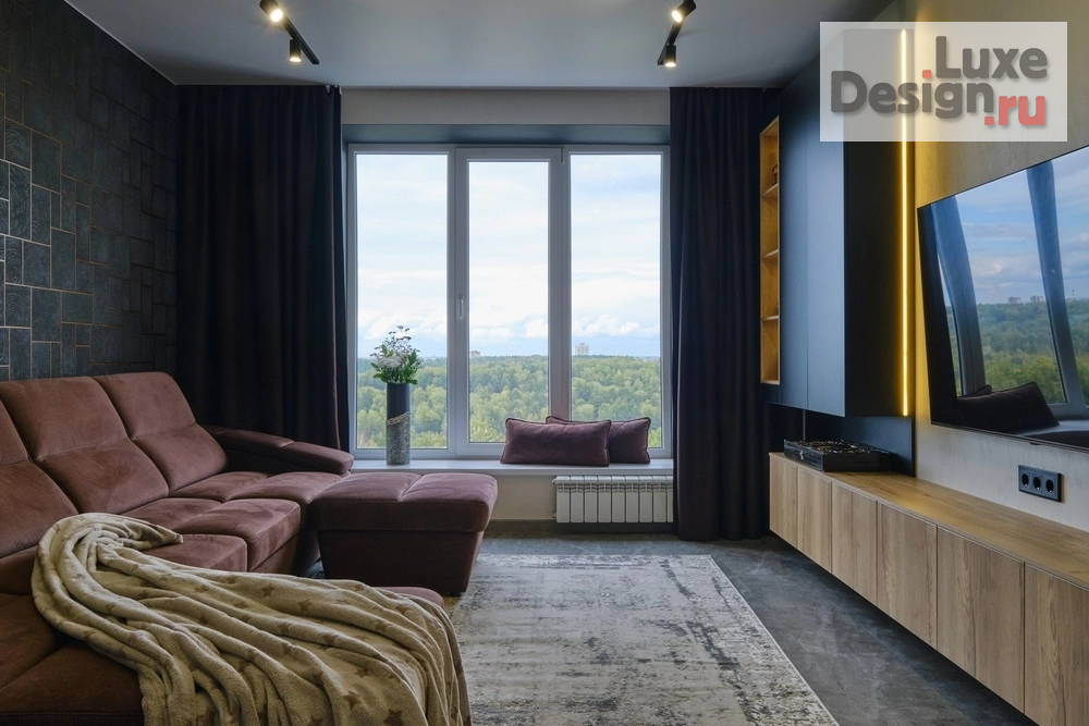 Дизайн интерьера двухкомнатной квартиры "Квартира с видом" (фото 3)