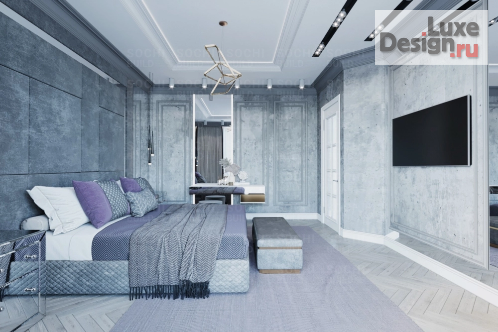 Дизайн интерьера загородного дома "Дом на улице Лилий (дизайн интерьера и экстерьер), стиль: лофт. Сочи" (фото 36)