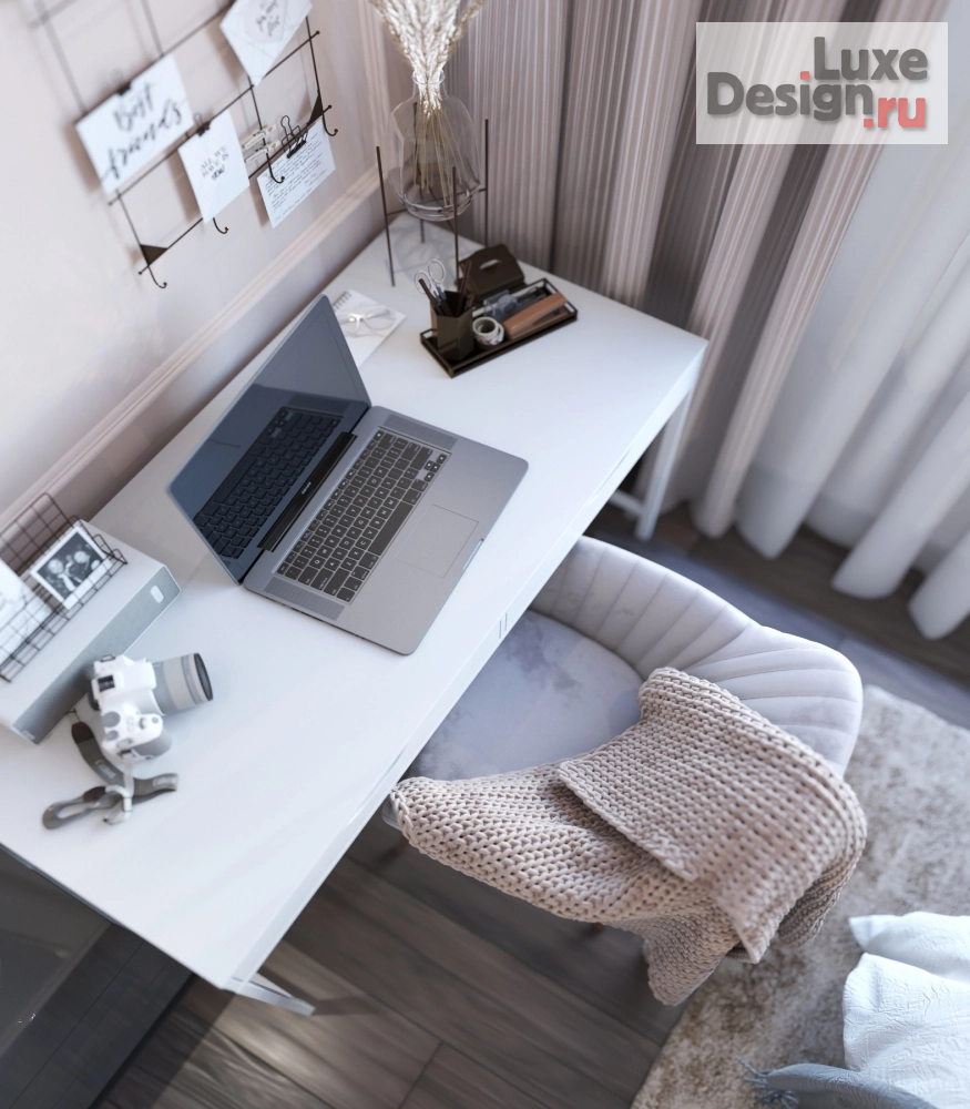 Дизайн интерьера трехкомнатной квартиры "Квартира в г. Саратов" (фото 12) от дизайнера Татьяна и Анна Чернышовы Дизайн интерьера трехкомнатной квартиры "Квартира в г. Саратов" (фото 12)