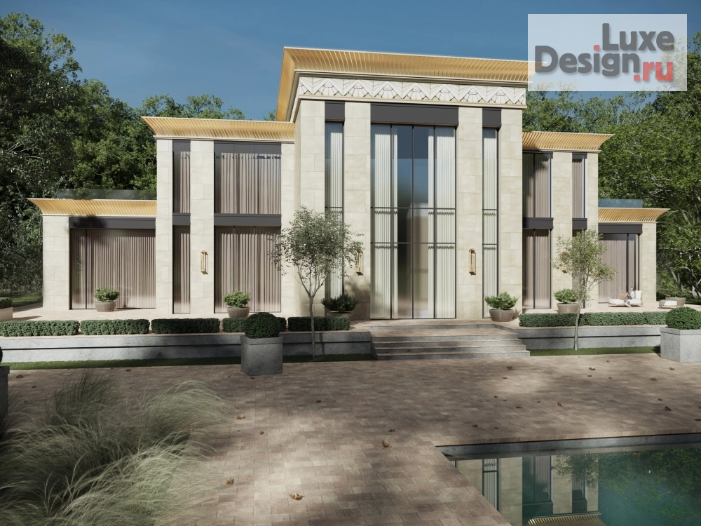 Частная архитектура "Загородный дом  " (фото 1)