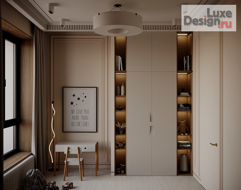 Дизайн интерьера трехкомнатной квартиры "Квартира в ЖК "Невский" №3" (фото 10)