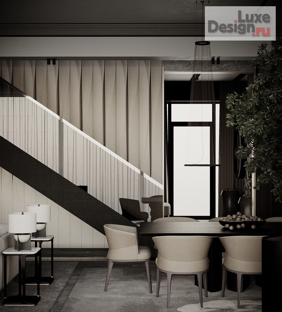 Дизайн интерьера коттеджа "Интерьер коттеджа в КП Новогорск Клаб" (фото 12)