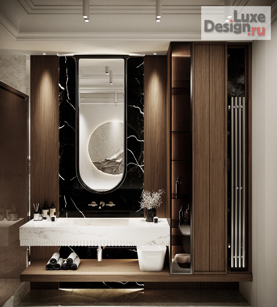 Дизайн интерьера двухкомнатной квартиры "Современная классика в квартире холостяка " (фото 14)