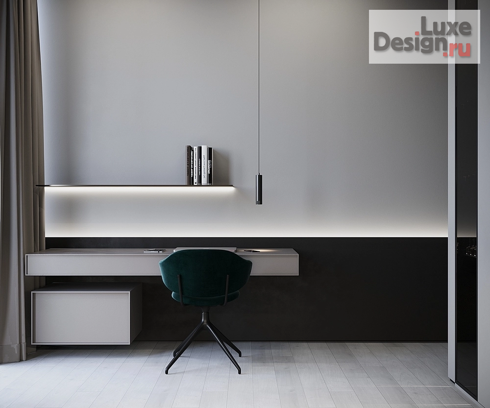 Дизайн интерьера трехкомнатной квартиры "Квартира в башне Нева Тауэр (Москва Сити)" (фото 10)