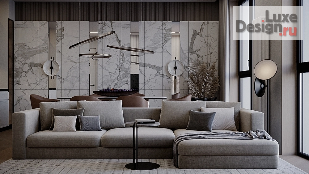 Дизайн интерьера четырехкомнатной квартиры "Квартира в ЖК "Невский" №1" (фото 13)