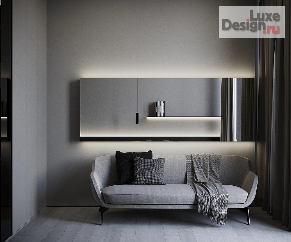 Дизайн интерьера трехкомнатной квартиры "Квартира в башне Нева Тауэр (Москва Сити)" (фото 11)