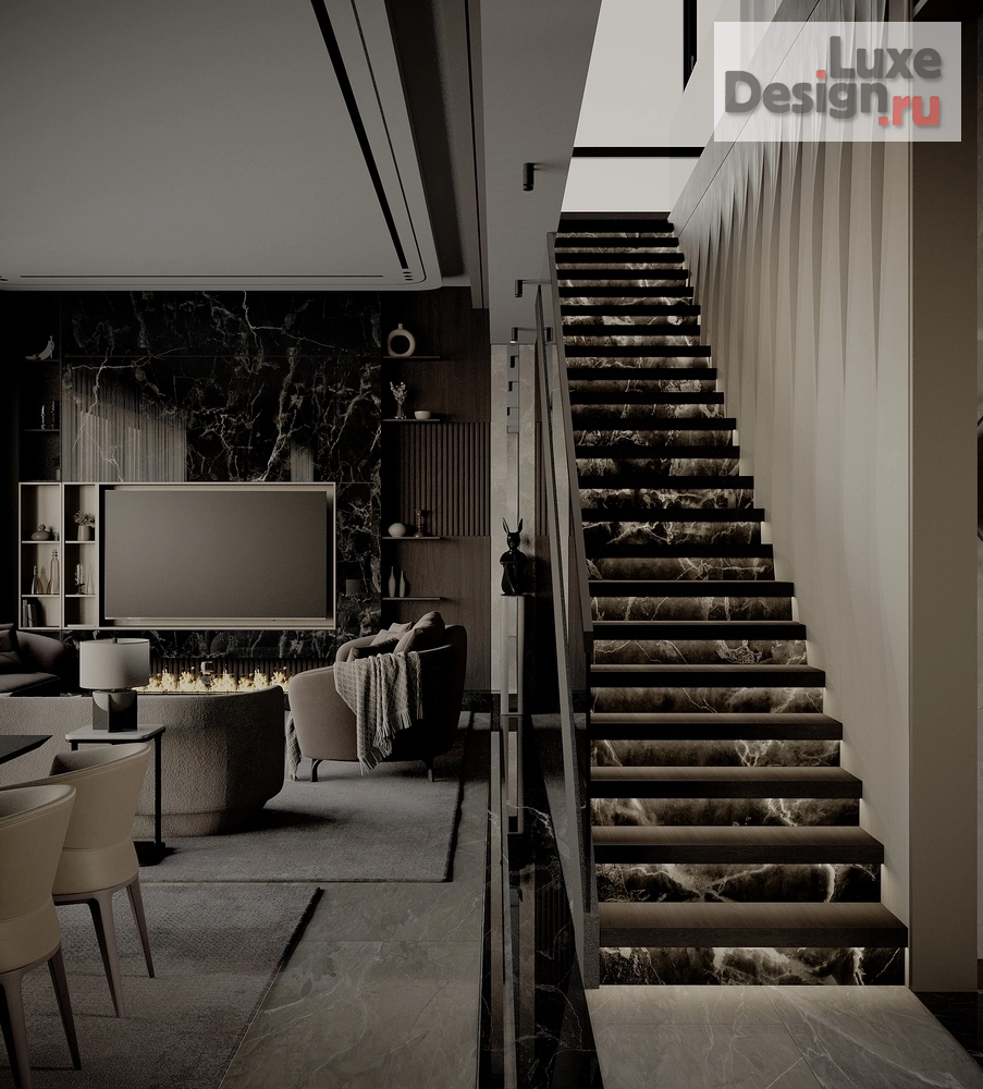 Дизайн интерьера коттеджа "Интерьер коттеджа в КП Новогорск Клаб" (фото 15)