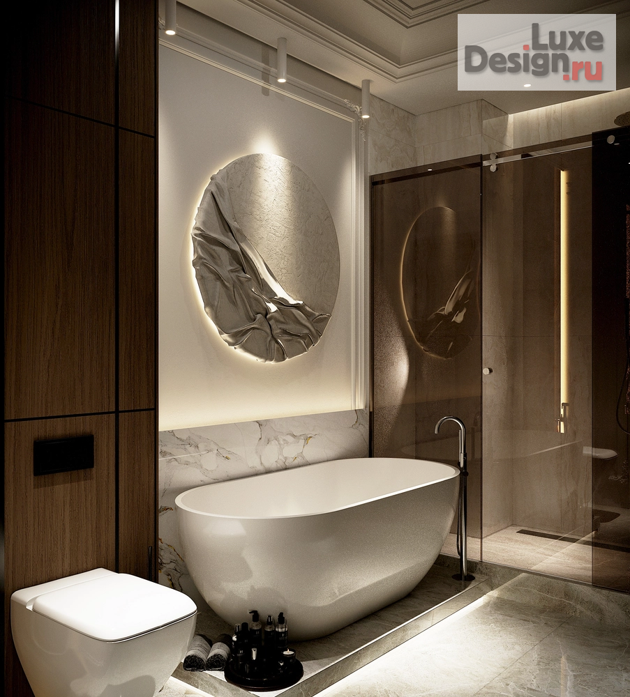 Дизайн интерьера двухкомнатной квартиры "Современная классика в квартире холостяка " (фото 17)