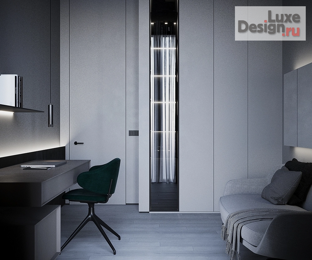 Дизайн интерьера трехкомнатной квартиры "Квартира в башне Нева Тауэр (Москва Сити)" (фото 12)