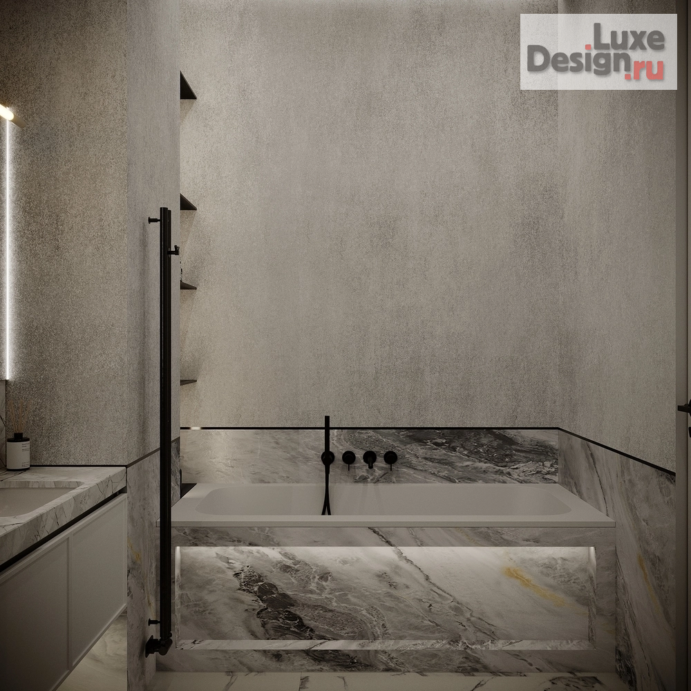 Дизайн интерьера трехкомнатной квартиры "Квартира в ЖК "Невский" №2" (фото 21)