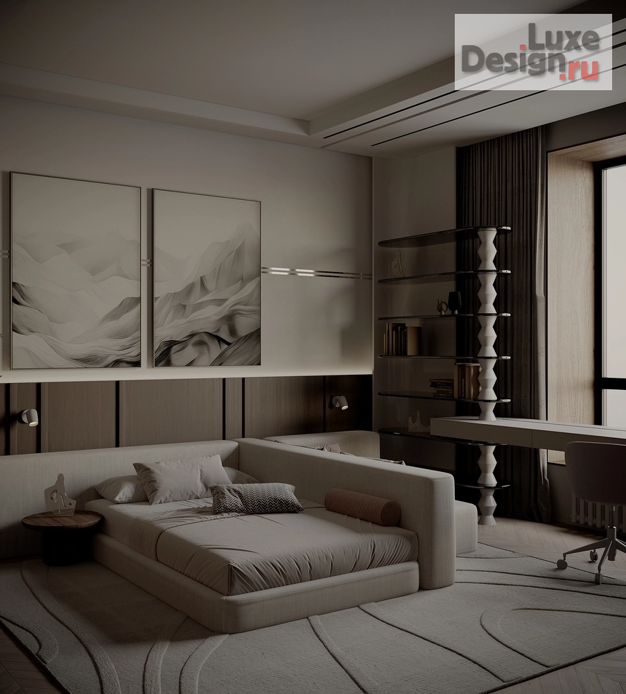 Дизайн интерьера коттеджа "Интерьер коттеджа в КП Новогорск Клаб" (фото 1)