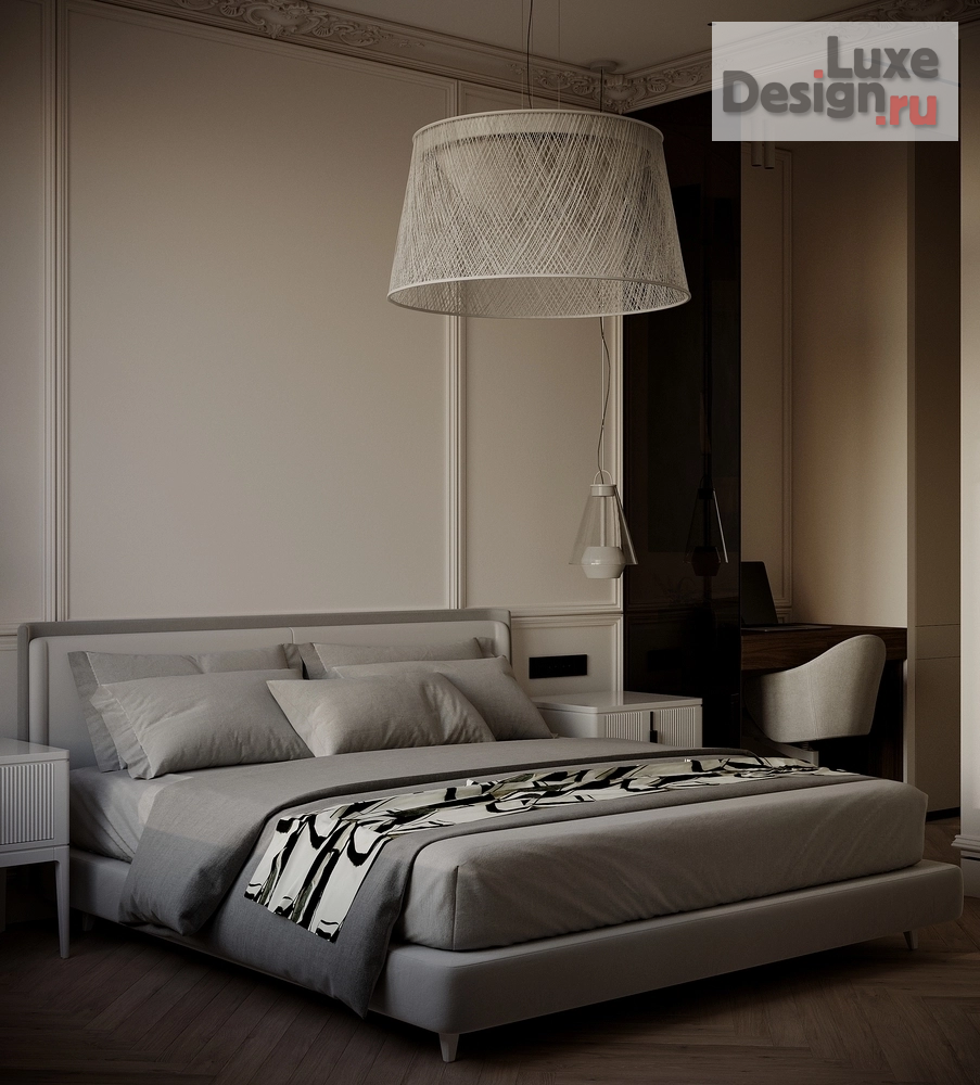 Дизайн интерьера двухкомнатной квартиры "Современная классика в квартире холостяка " (фото 19)