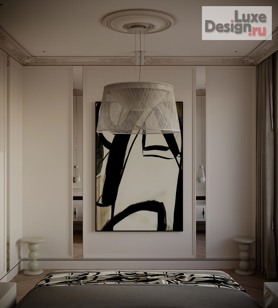 Дизайн интерьера двухкомнатной квартиры "Современная классика в квартире холостяка " (фото 20)