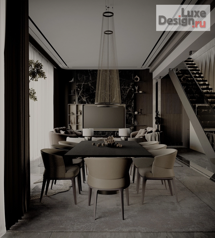 Дизайн интерьера коттеджа "Интерьер коттеджа в КП Новогорск Клаб" (фото 19)