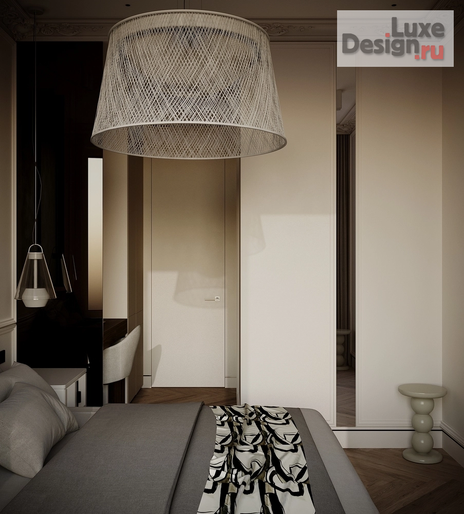 Дизайн интерьера двухкомнатной квартиры "Современная классика в квартире холостяка " (фото 22)