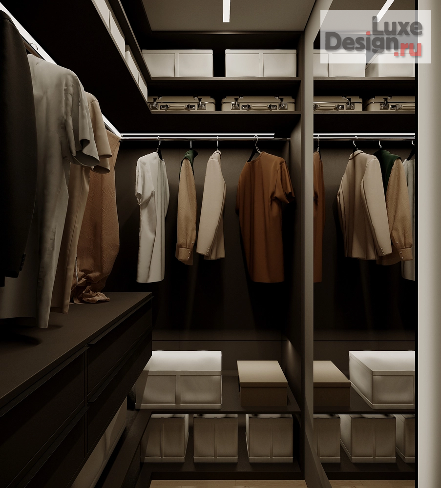 Дизайн интерьера двухкомнатной квартиры "Современная классика в квартире холостяка " (фото 23)