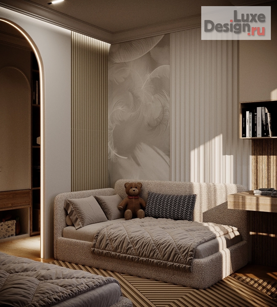 Дизайн интерьера трехкомнатной квартиры "Квартира в ЖК "Riversky'" (фото 20)