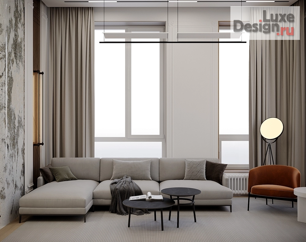 Дизайн интерьера трехкомнатной квартиры "Квартира в ЖК "Невский" №2" (фото 7)