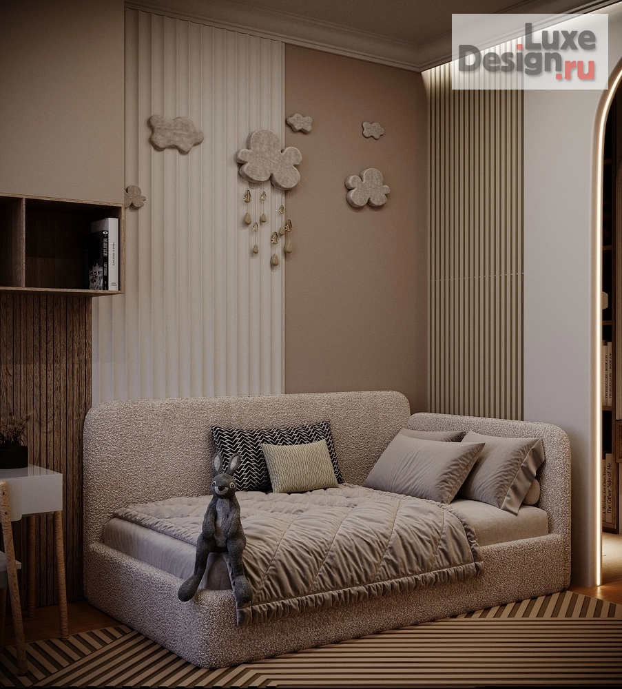 Дизайн интерьера трехкомнатной квартиры "Квартира в ЖК "Riversky'" (фото 21)