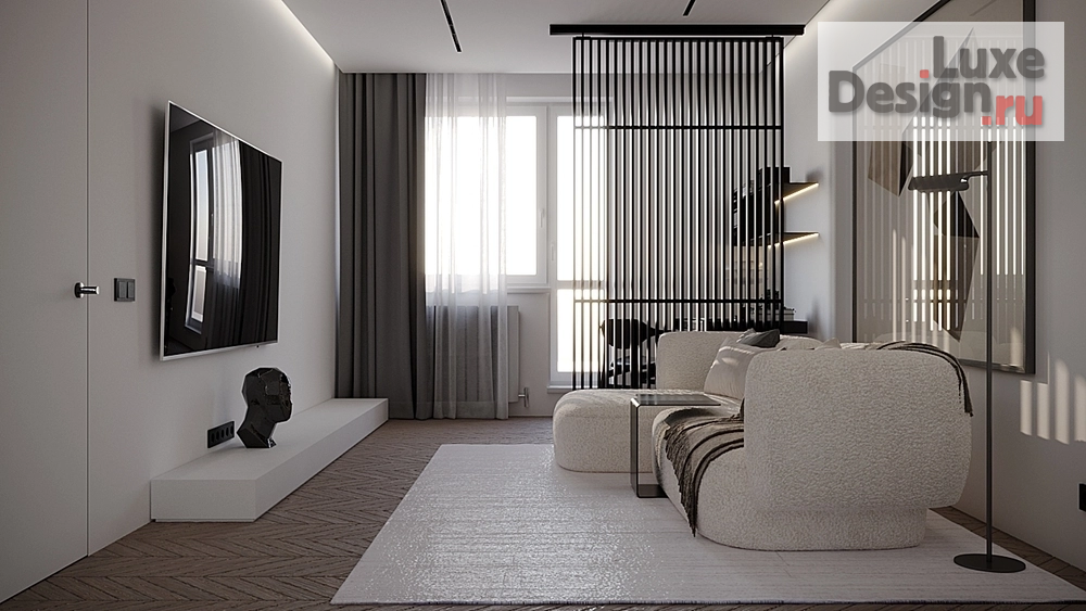 Дизайн интерьера двухкомнатной квартиры "Квартира на ул. Кантемировская" (фото 2)