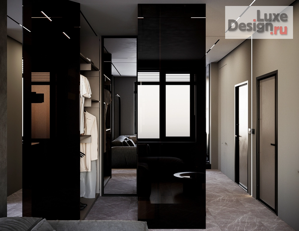 Дизайн интерьера трехкомнатной квартиры "Квартира в ЖК Скандинавия" (фото 3)