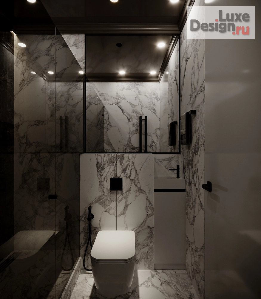 Дизайн интерьера трехкомнатной квартиры "Квартира в ЖК "Riversky'" (фото 25)