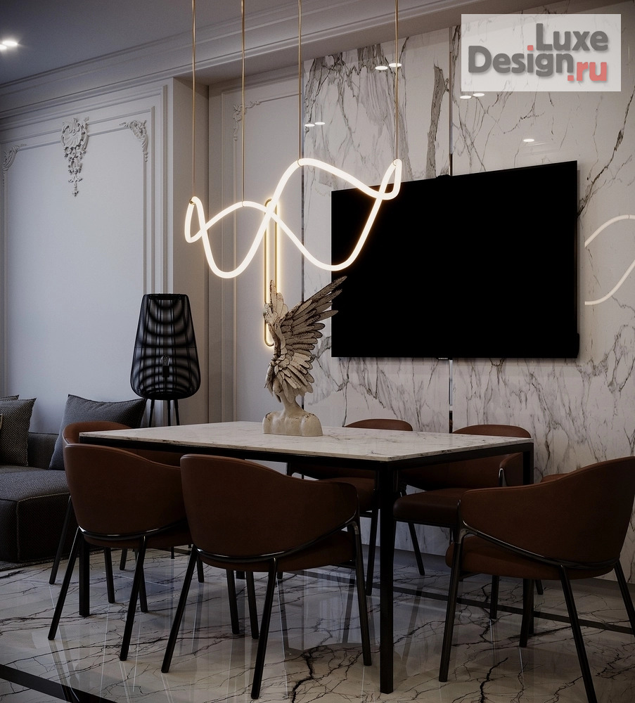 Дизайн интерьера трехкомнатной квартиры "Квартира в ЖК "Riversky'" (фото 28)