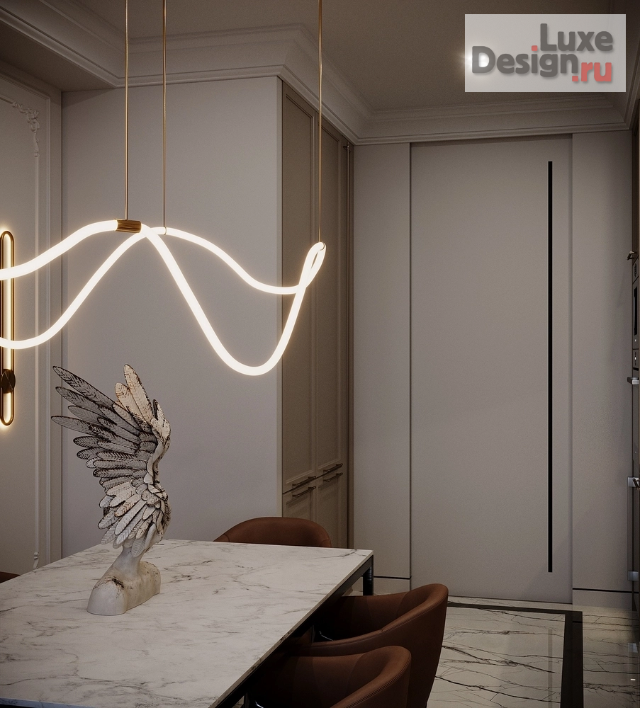 Дизайн интерьера трехкомнатной квартиры "Квартира в ЖК "Riversky'" (фото 30)