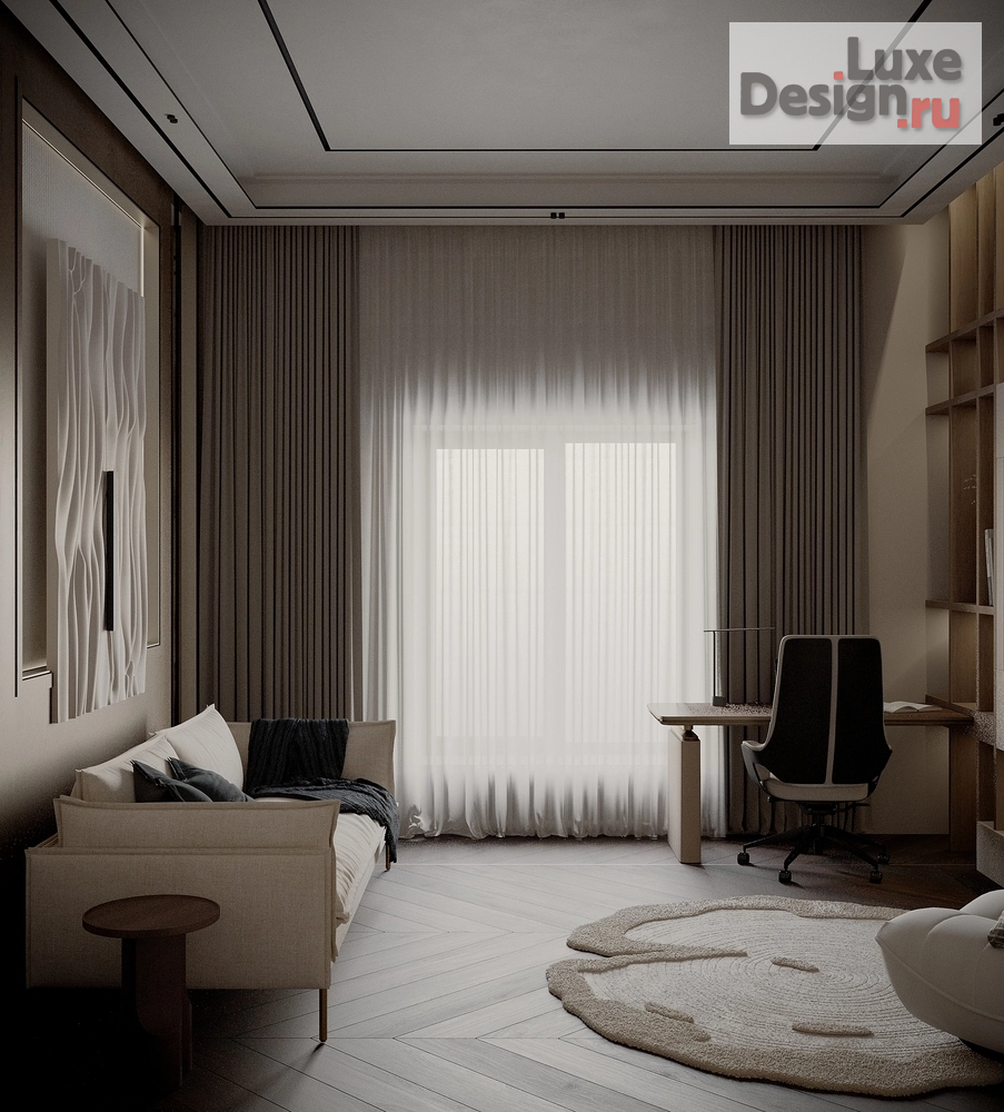 Дизайн интерьера коттеджа "Интерьер коттеджа в КП Новогорск Клаб" (фото 40)