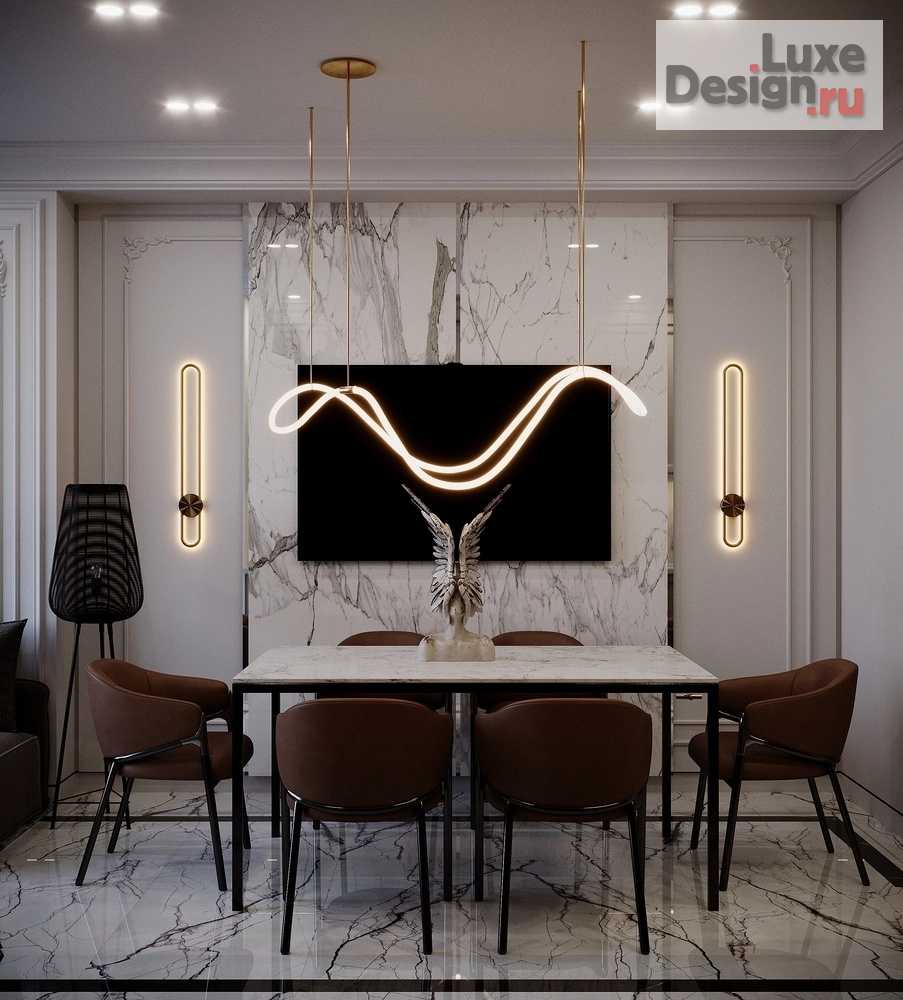 Дизайн интерьера трехкомнатной квартиры "Квартира в ЖК "Riversky'" (фото 31)