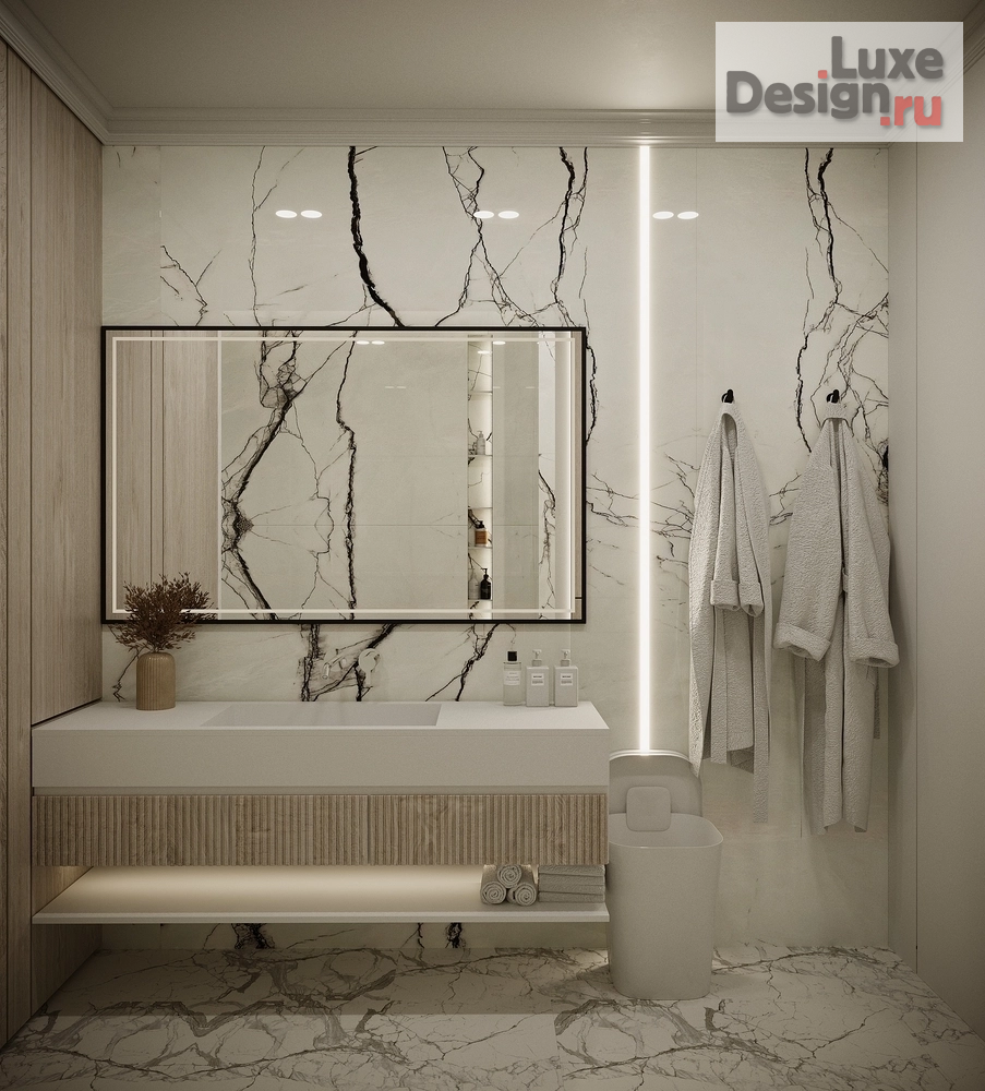 Дизайн интерьера трехкомнатной квартиры "Квартира в ЖК Невский №4" (фото 8)