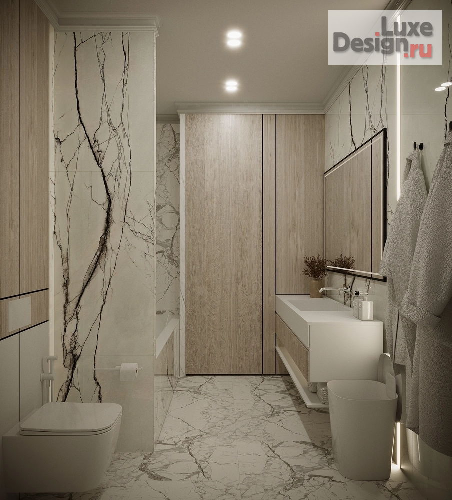 Дизайн интерьера трехкомнатной квартиры "Квартира в ЖК Невский №4" (фото 10)