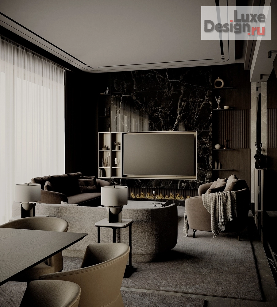 Дизайн интерьера коттеджа "Интерьер коттеджа в КП Новогорск Клаб" (фото 10)