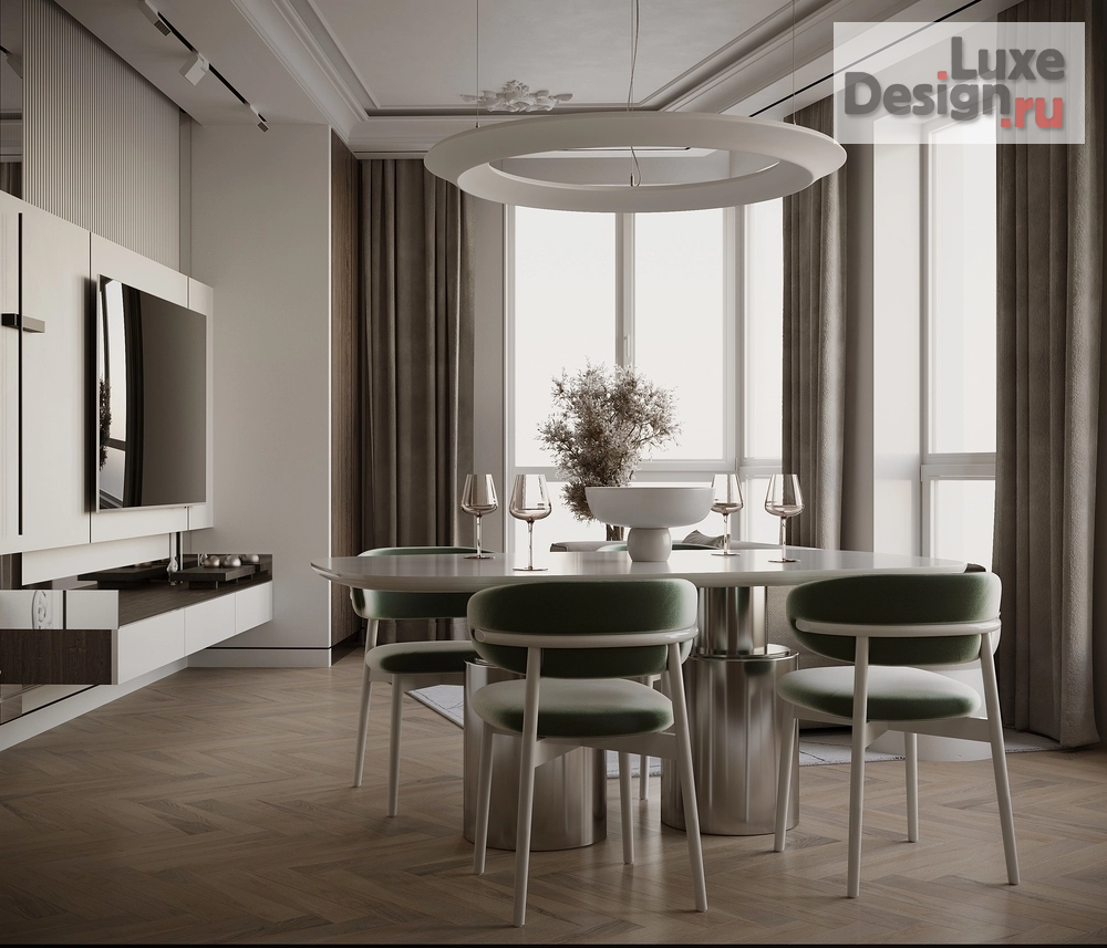 Дизайн интерьера трехкомнатной квартиры "Квартира в ЖК Невский №4" (фото 3)