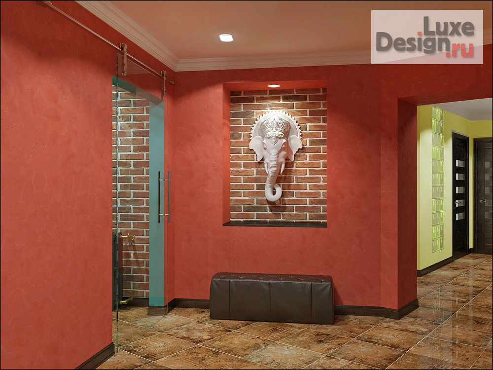 Дизайн интерьера четырехкомнатной квартиры ""РУБИНОВЫЙ ПРИСТОЛ" " (фото 19)