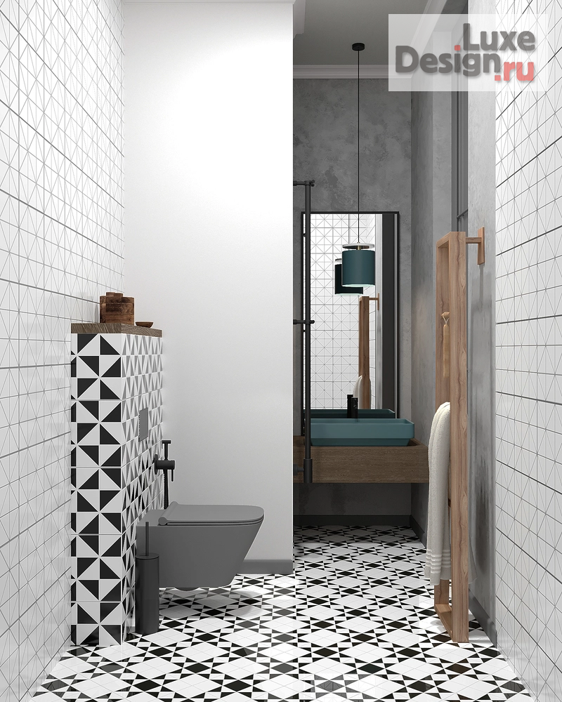 Дизайн интерьера трехкомнатной квартиры ""СЕРЕБРЯНЫЙ ПАРК" " (фото 10)